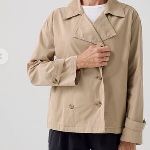 PACT Brushed SesameTwill Double Breasted Light Jacket